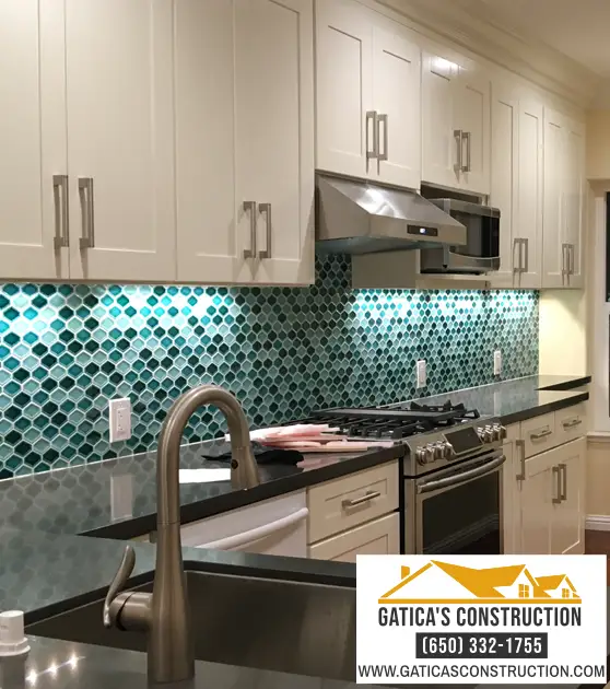 Kitchen remodeling project in Menlo Park by Gatica's Construction