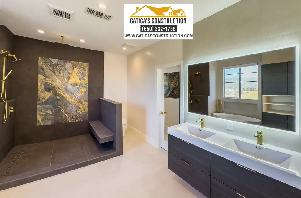 Bathroom remodeling project in San Jose CA by Gatica's Construction