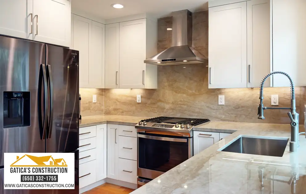 Kitchen remodeling project in Palo Alto CA by Gatica's Construction